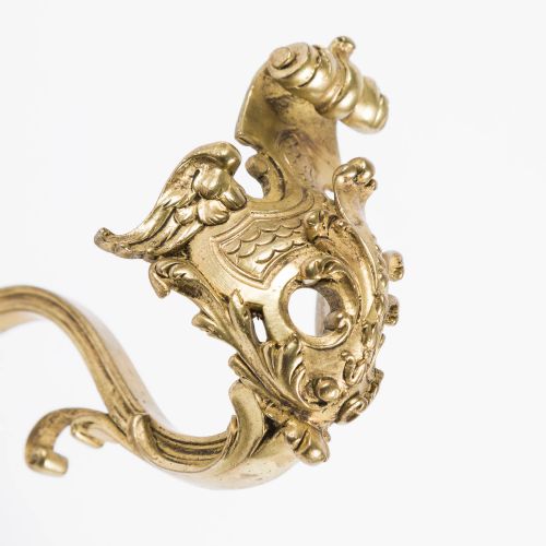 3 GILT BRASS HOOKS - ADDITIONAL PHOTO 2
