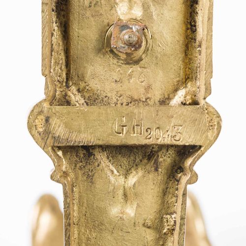 3 GILT BRASS HOOKS - ADDITIONAL PHOTO 7