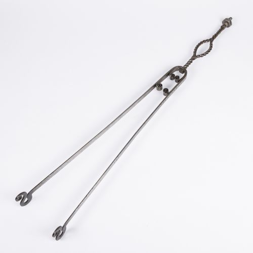 LARGE SET OF WROUGHT IRON FIRE TOOLS - ADDITIONAL PHOTO 2