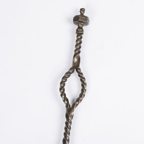 LARGE SET OF WROUGHT IRON FIRE TOOLS - ADDITIONAL PHOTO 5