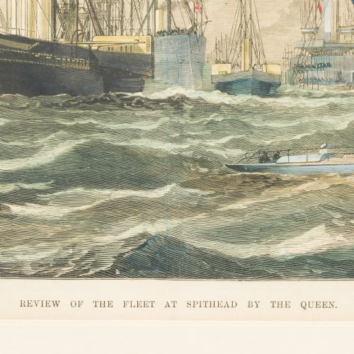 REVIEW OF THE FLEET AT SPITHEAD BY THE QUEEN 24TH AUGUST 1878 - ADDITIONAL PHOTO 1