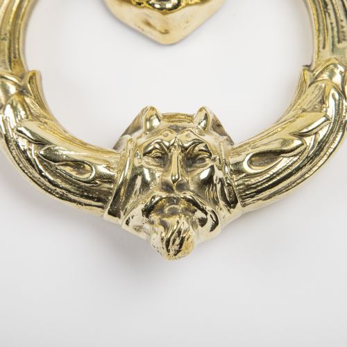 POLISHED BRONZE DOOR KNOCKER - ADDITIONAL PHOTO 2
