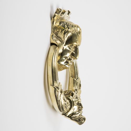 POLISHED BRONZE DOOR KNOCKER - ADDITIONAL PHOTO 4