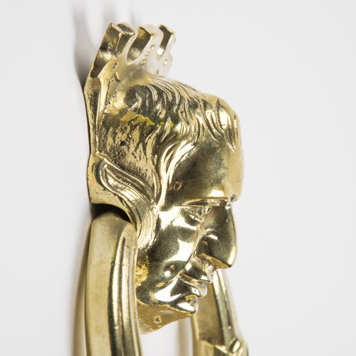 POLISHED BRONZE DOOR KNOCKER - ADDITIONAL PHOTO 5