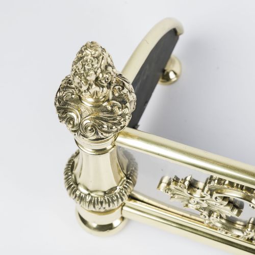 LOUIS XV STYLE FIREPLACE FENDER - ADDITIONAL PHOTO 5