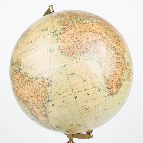 CARL ADAMI 13 INCH TERRESTRIAL GLOBE - ADDITIONAL PHOTO 2