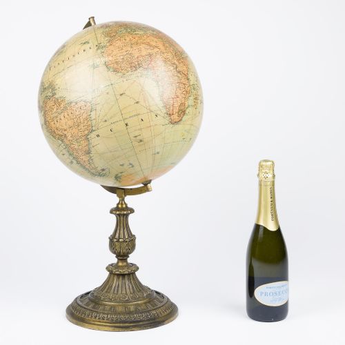 CARL ADAMI 13 INCH TERRESTRIAL GLOBE - ADDITIONAL PHOTO 7