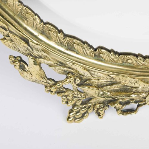 FRENCH OVAL TABLE TOP DRESSING MIRROR - ADDITIONAL PHOTO 3