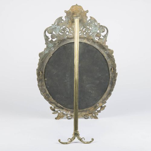 FRENCH OVAL TABLE TOP DRESSING MIRROR - ADDITIONAL PHOTO 5