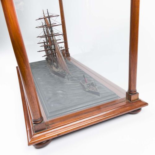 MARINE DIORAMA OF A BARQUE - ADDITIONAL PHOTO 7