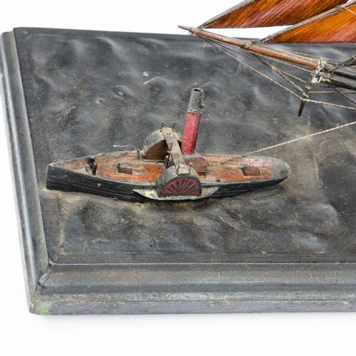 MARINE DIORAMA OF A BARQUE - ADDITIONAL PHOTO 11