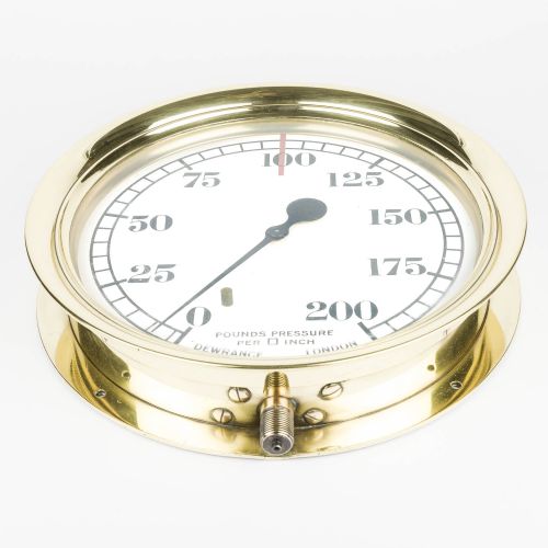 LARGE PRESSURE GAUGE BY DEWRANCE OF LONDON - ADDITIONAL PHOTO 7