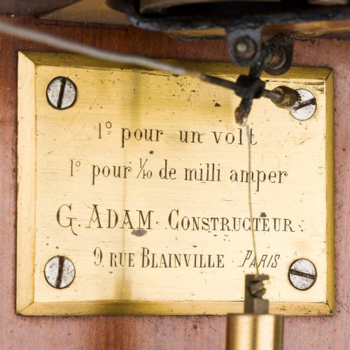 DARSONVAL GALVANOMETER BY G ADAM OF PARIS - ADDITIONAL PHOTO 3