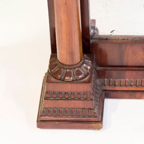 CARVED MAHOGANY PIER MIRROR - ADDITIONAL PHOTO 3