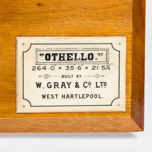 HALF HULL MODEL OF SS OTHELLO BY W GRAY CO - ADDITIONAL PHOTO 7