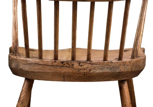 WELSH PRIMITIVE ANTIQUE STICK CHAIR - ADDITIONAL PHOTO 7