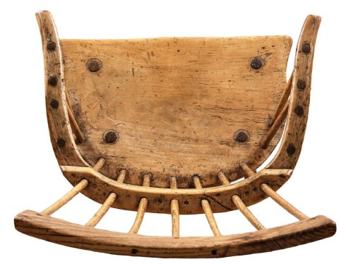 WELSH PRIMITIVE ANTIQUE STICK CHAIR - ADDITIONAL PHOTO 9
