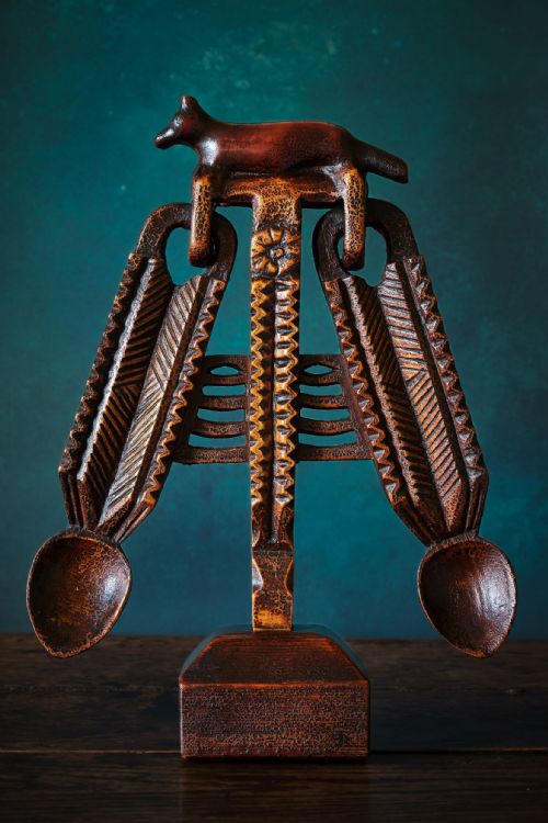 foxy the welsh lovespoon - CATEGORY: ANTIQUE MISCELLANEOUS - DATED 19TH CENTURY