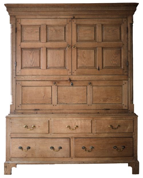 splendid oak cupboard from cardiganshire - CATEGORY: ANTIQUE CUPBOARDS - DATED 1800