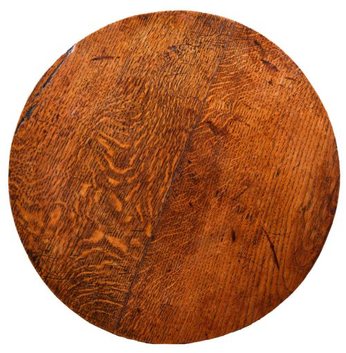 GEORGIAN OAK TRIPOD OCCASIONAL TABLE - ADDITIONAL PHOTO 1