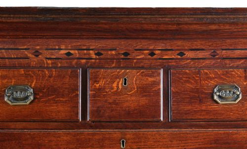 SPLENDID OAK CHEST ON CHEST FROM CARMARTHENSHIRE - ADDITIONAL PHOTO 4