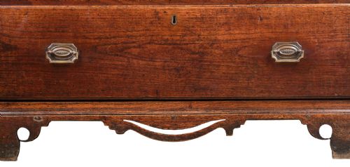 SPLENDID OAK CHEST ON CHEST FROM CARMARTHENSHIRE - ADDITIONAL PHOTO 6