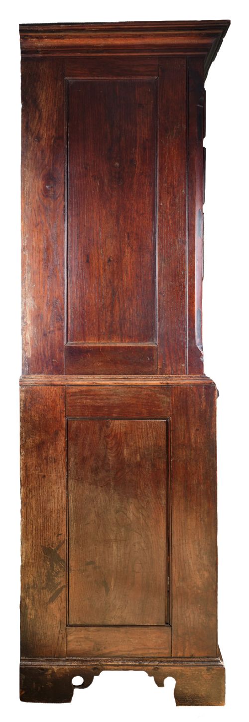 SPLENDID OAK CHEST ON CHEST FROM CARMARTHENSHIRE - ADDITIONAL PHOTO 10