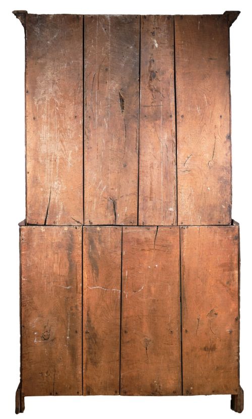 SPLENDID OAK CHEST ON CHEST FROM CARMARTHENSHIRE - ADDITIONAL PHOTO 11
