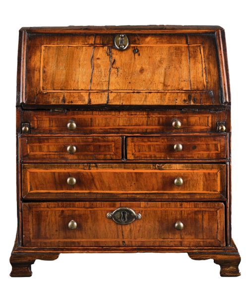 georgian miniature bureau - CATEGORY: ANTIQUE BUREAU - DATED GEORGIAN