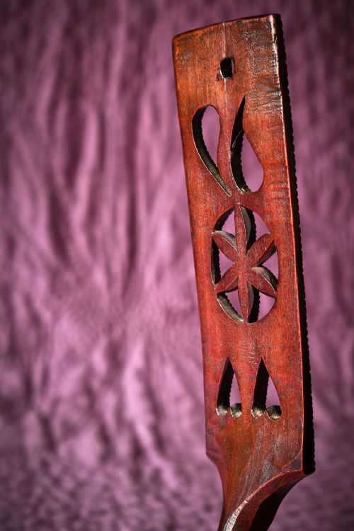 INITIALLED WELSH FRUITWOOD LOVESPOON - ADDITIONAL PHOTO 7