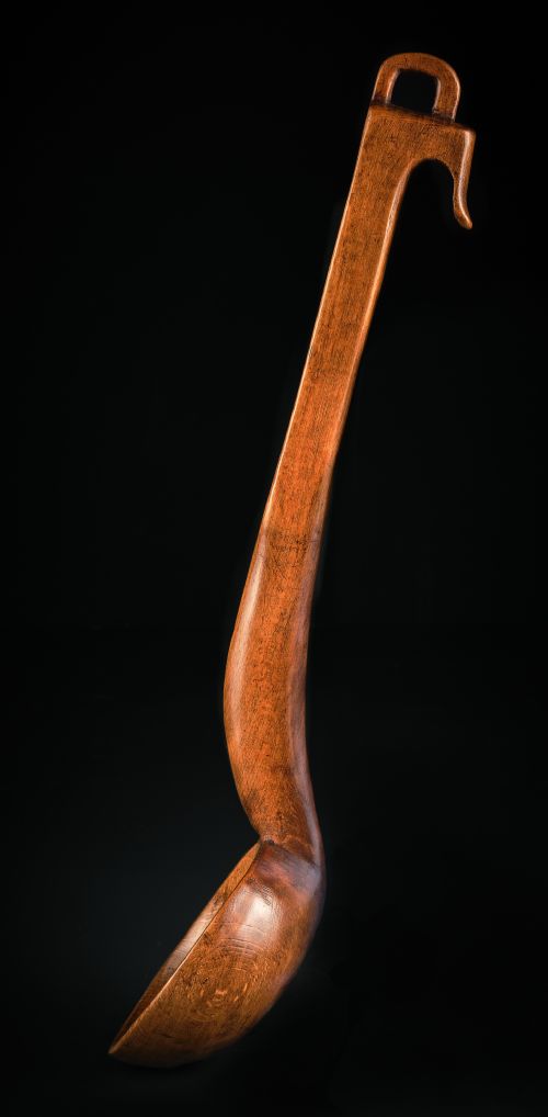 WELSH BEECHWOOD LADLE OR LLETWAD - ADDITIONAL PHOTO 2