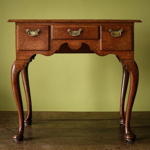 mid 18th century oak lowboy - CATEGORY: ANTIQUE FURNITURE - DATED 1750