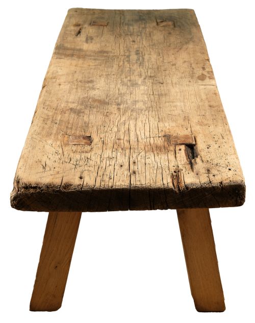 WELSH PINE AND OAK FARM BENCH - ADDITIONAL PHOTO 4
