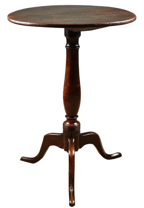 georgian oak small tripod table - CATEGORY: ANTIQUE TABLES - DATED 1800