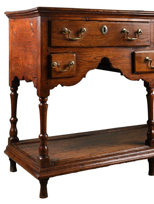 GLAMORGANSHIRE OAK LOW DRESSER - ADDITIONAL PHOTO 2