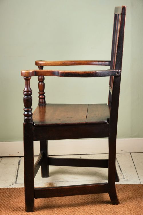 WELSH GEORGIAN CHERRYWOOD CARVER CHAIR - ADDITIONAL PHOTO 2