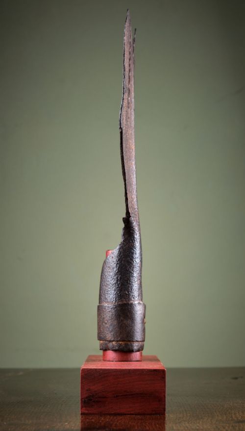SCULPTURAL WROUGHT IRON EEL SPEAR - ADDITIONAL PHOTO 2