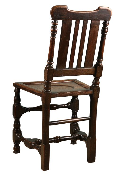 LATE 17TH CENTURY OAK SIDE CHAIR - ADDITIONAL PHOTO 1