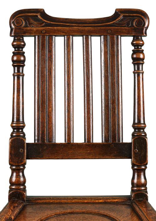 LATE 17TH CENTURY OAK SIDE CHAIR - ADDITIONAL PHOTO 2