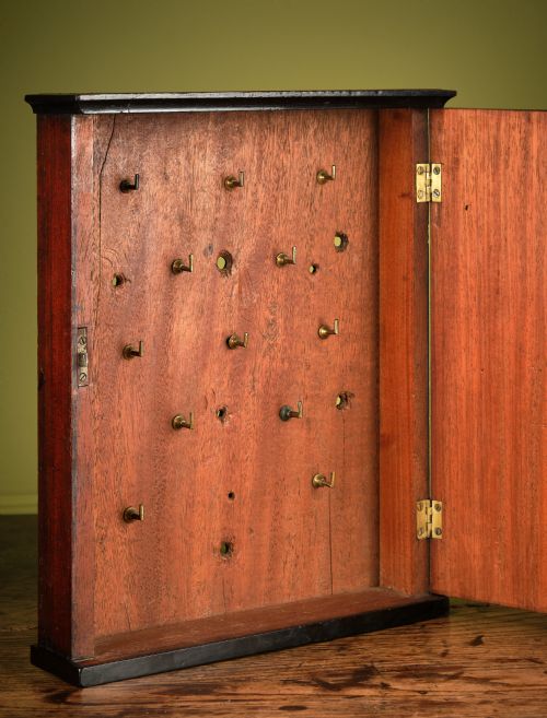 antique key cupboard - CATEGORY: ANTIQUE BOXES - DATED 1880