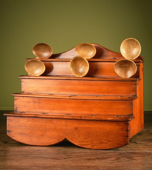 welsh pine spoon rack - CATEGORY: ANTIQUE MISCELLANEOUS - DATED 19TH CENTURY