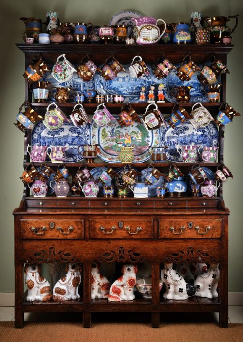 GEORGIAN WELSH OAK POTBOARD DRESSER - ADDITIONAL PHOTO 1