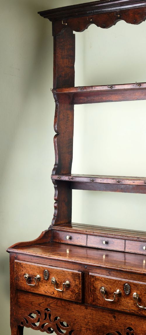 GEORGIAN WELSH OAK POTBOARD DRESSER - ADDITIONAL PHOTO 8
