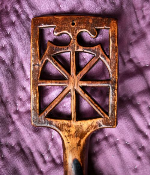 WELSH SYCAMORE LOVE SPOON - ADDITIONAL PHOTO 3