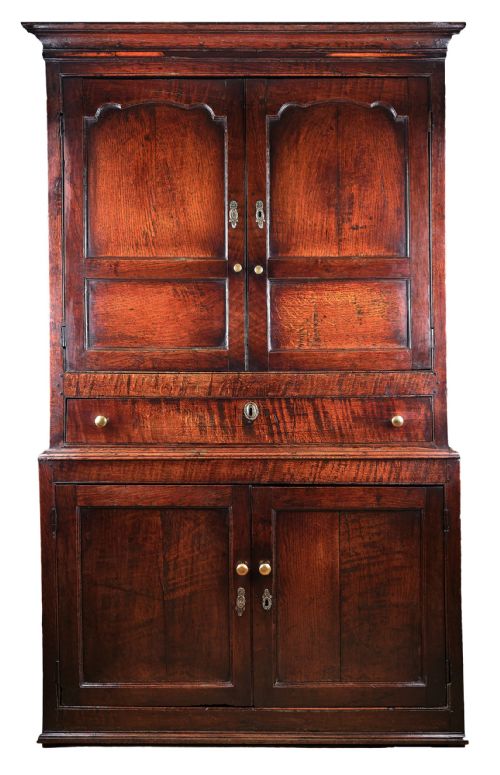 superbly patinated welsh oak food cupboard - CATEGORY: ANTIQUE CUPBOARDS - DATED 18TH CENTURY