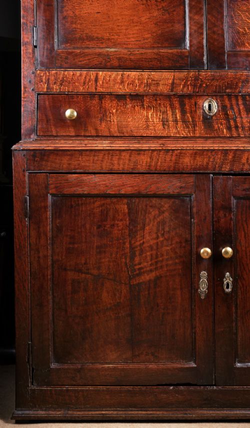 SUPERBLY PATINATED WELSH OAK FOOD CUPBOARD - ADDITIONAL PHOTO 5