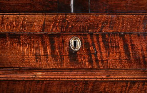 SUPERBLY PATINATED WELSH OAK FOOD CUPBOARD - ADDITIONAL PHOTO 6