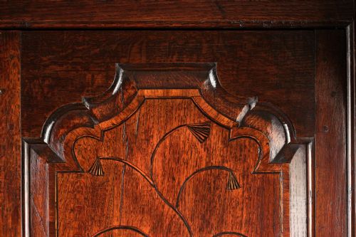 WELSH OAK AND INLAID WARDROBE - ADDITIONAL PHOTO 2