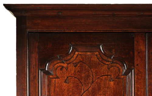 WELSH OAK AND INLAID WARDROBE - ADDITIONAL PHOTO 3