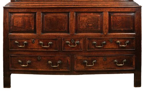 WELSH OAK AND INLAID WARDROBE - ADDITIONAL PHOTO 5